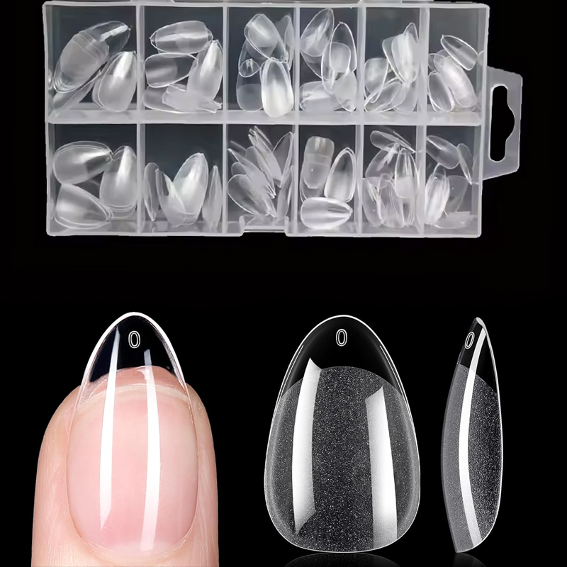 Resin Art Use - Ultrakurze, mandelförmige X-Style Nagelspitzen – 120