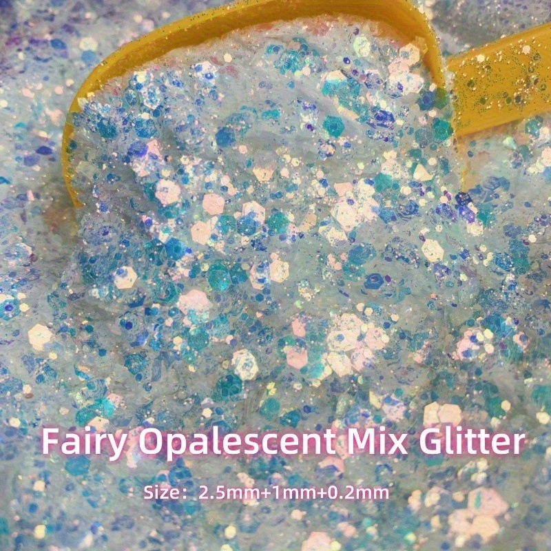 Mica Flake Resin - 60g Schillernde Grobe Glitzerflocken im Beutel