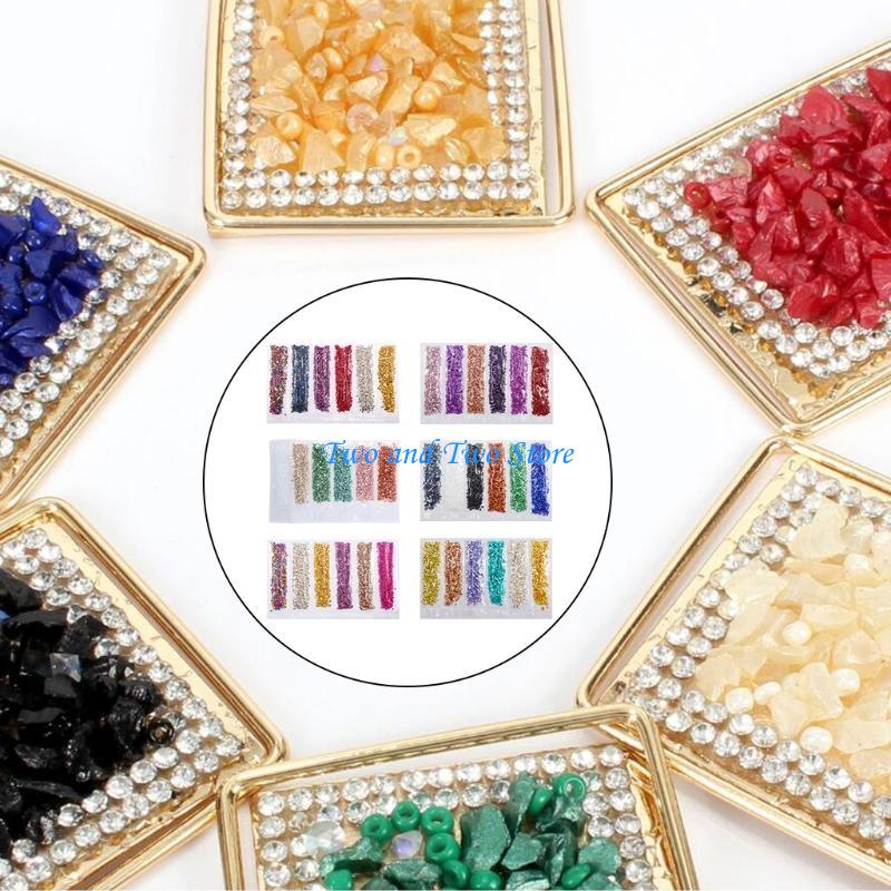Resin Art Equipment - HX6F 1 Packung unregelmäßiges zerbrochenes Glas