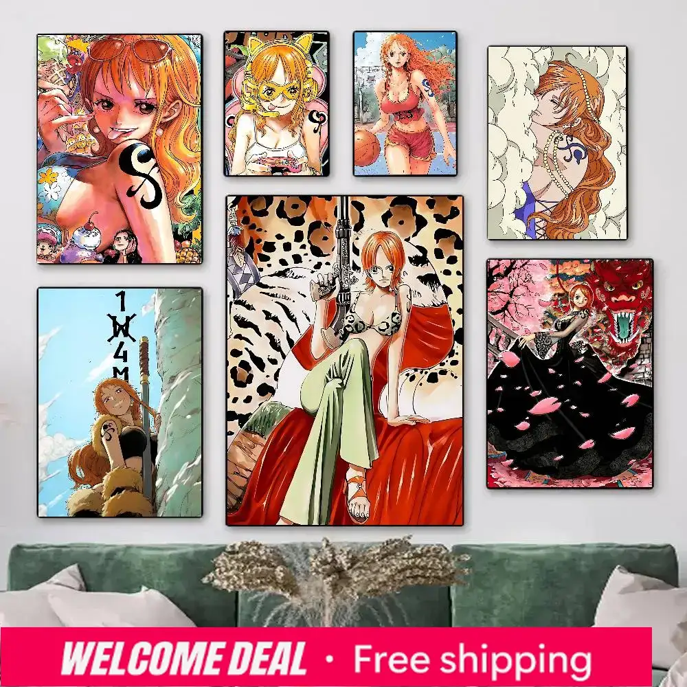 Resin Art Wall Decor - 2026 1 Stück Anime-Charakter Nami Manga