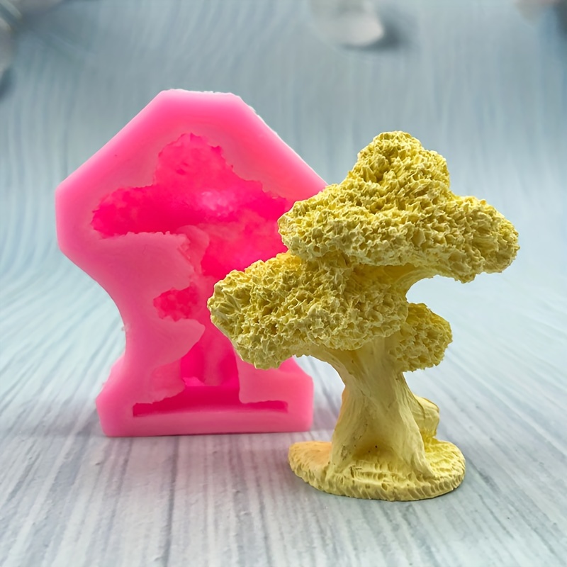 Silicone Mold Ocean - 1 Stück, Kleine Bonsai-Baum Silikonform für