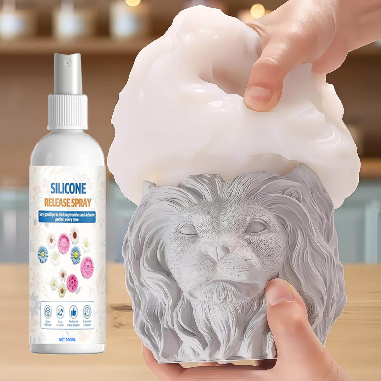 Release Spray Silicone - 100ml Easy Demold Formentfernungsspray Harz-Entformungsmittel für