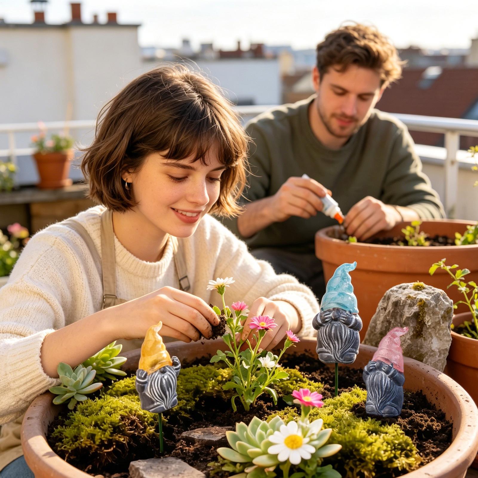 Dekorative Gartenstecker, 3-te – Resin Art Flowers Bewertung und Preis