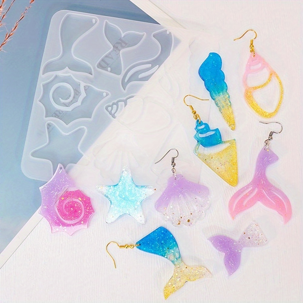 Das Set aus Ohrring- und Anhän – Silicone Mold Ocean Bewertung und Preis