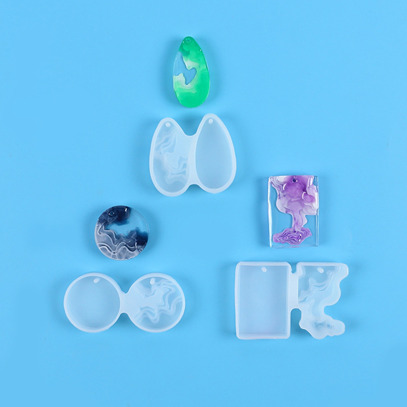 3-teiliges DIY Kristallformen- – Resin Art Geode Bewertung und Preis