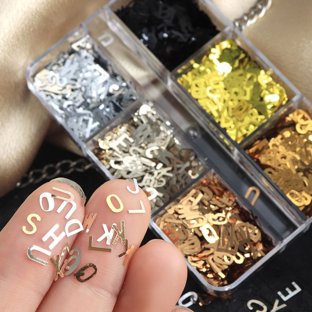 6-Fach-Box Metallische Alphabe – Resin Art Zone Bewertung und Preis