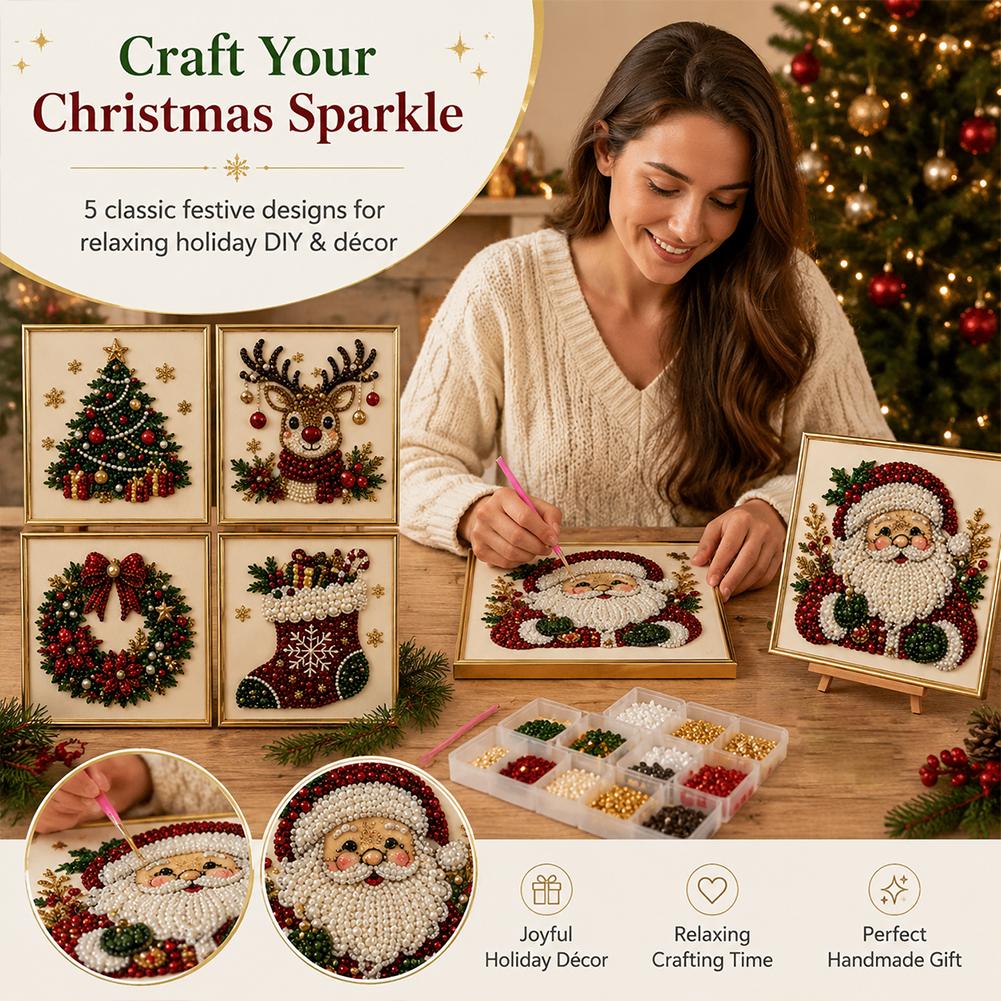 Weihnachtsmann Perlen-Kunst DI – Resin Art Wall Decor Bewertung und Preis
