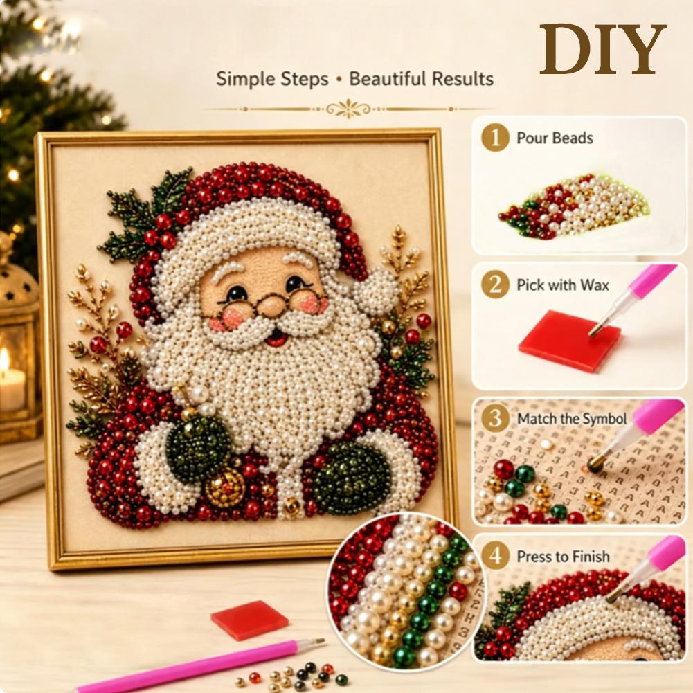 Weihnachtsmann Perlen-Kunst DI – Resin Art Wall Decor Bewertung und Preis