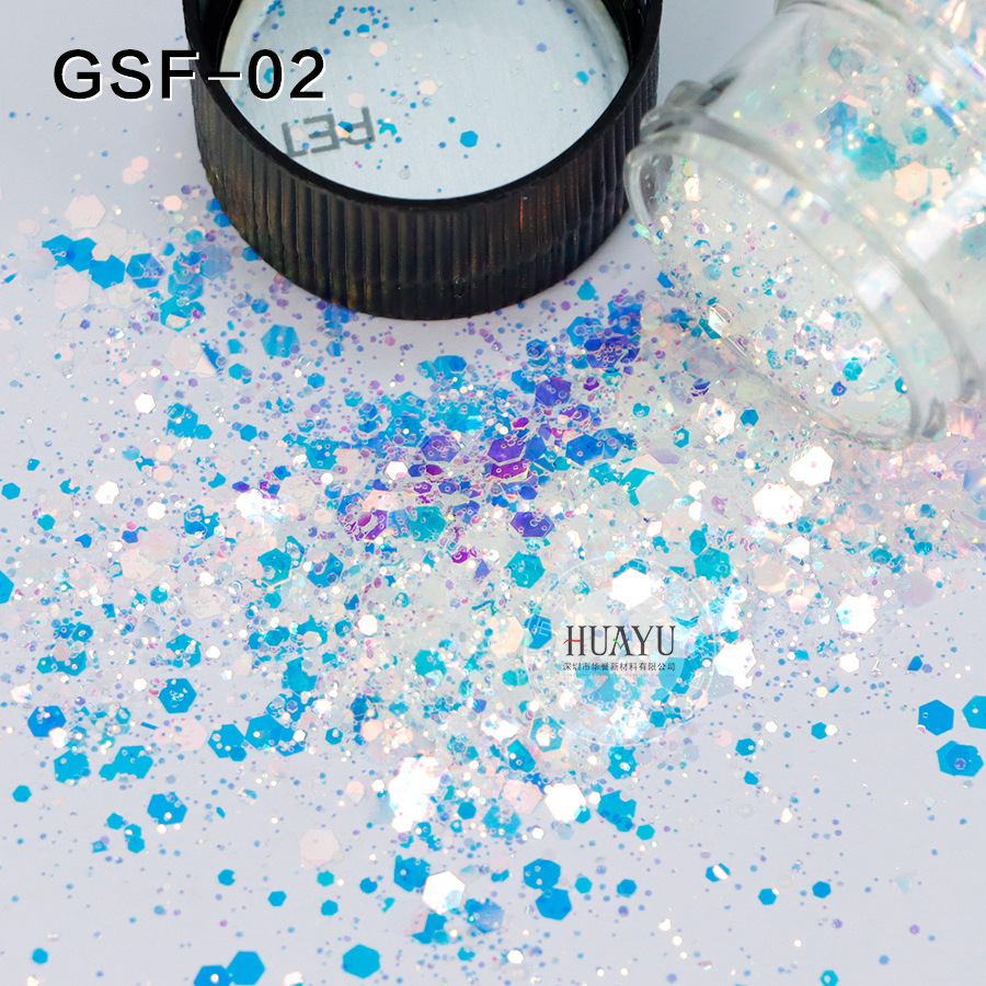 Gemischter grober holografisch – Mica Flake Resin Bewertung und Preis
