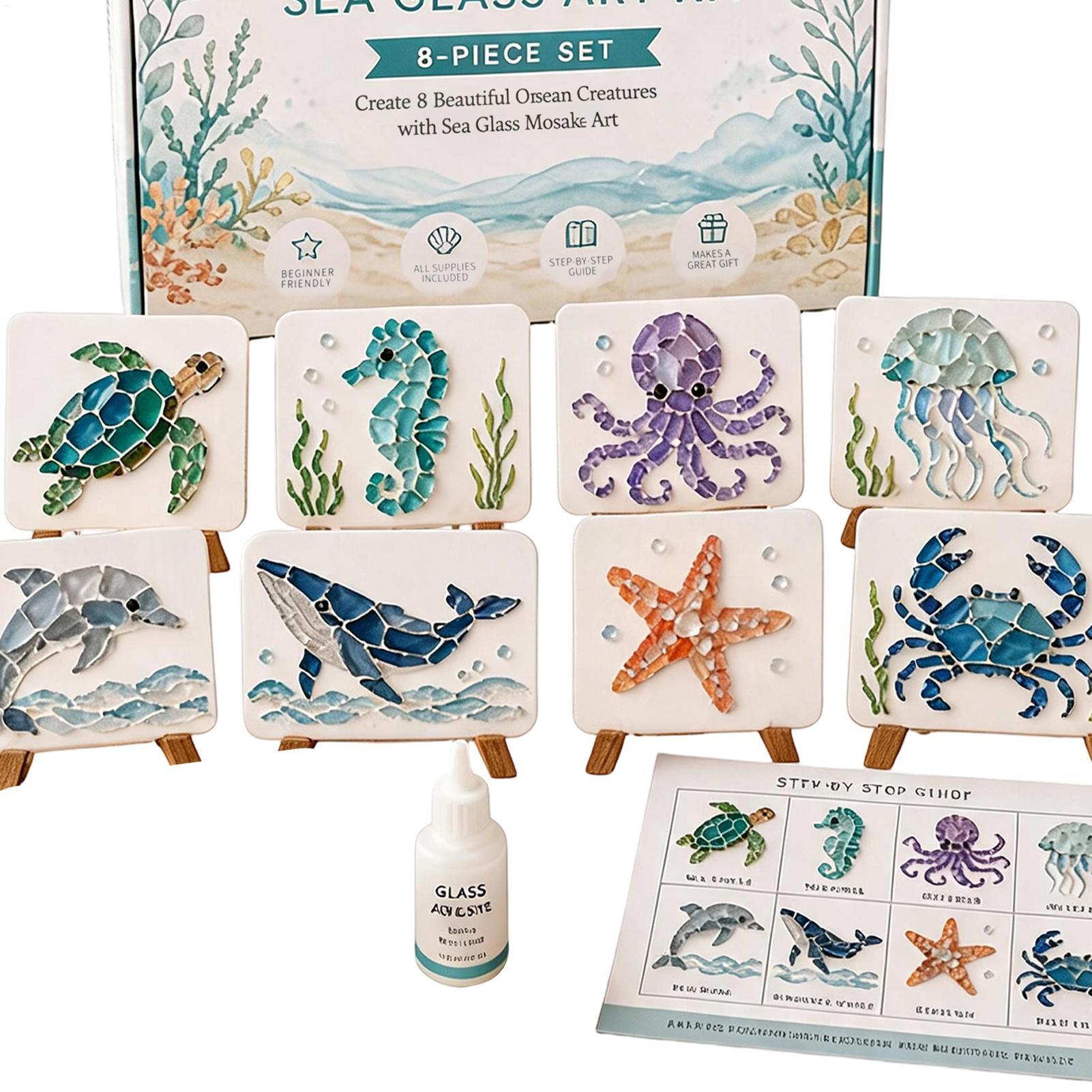 Glasbruch-Kunstset, handgemach – Resin Art For Beginner Bewertung und Preis