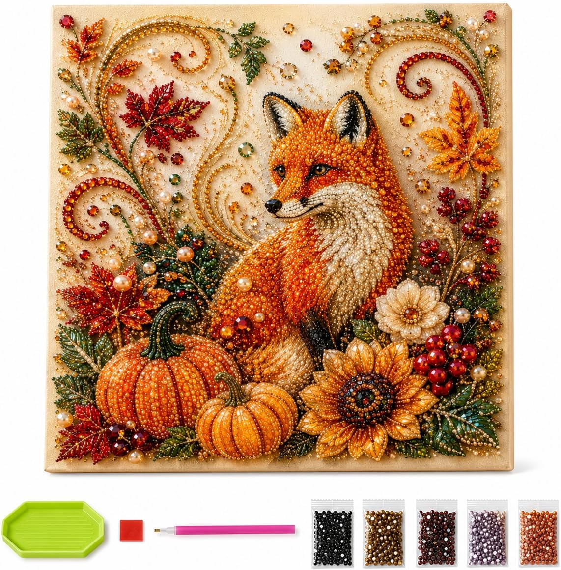 Herbst-Diamantperlen-Malset, H – Resin Art For Beginner Bewertung und Preis