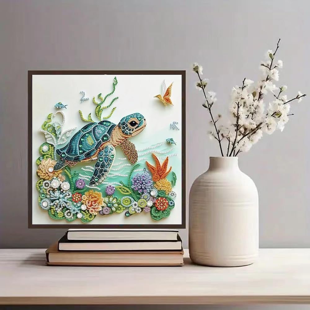 Meeresschildkröten-Diamantmale – Resin Art For Beginner Bewertung und Preis