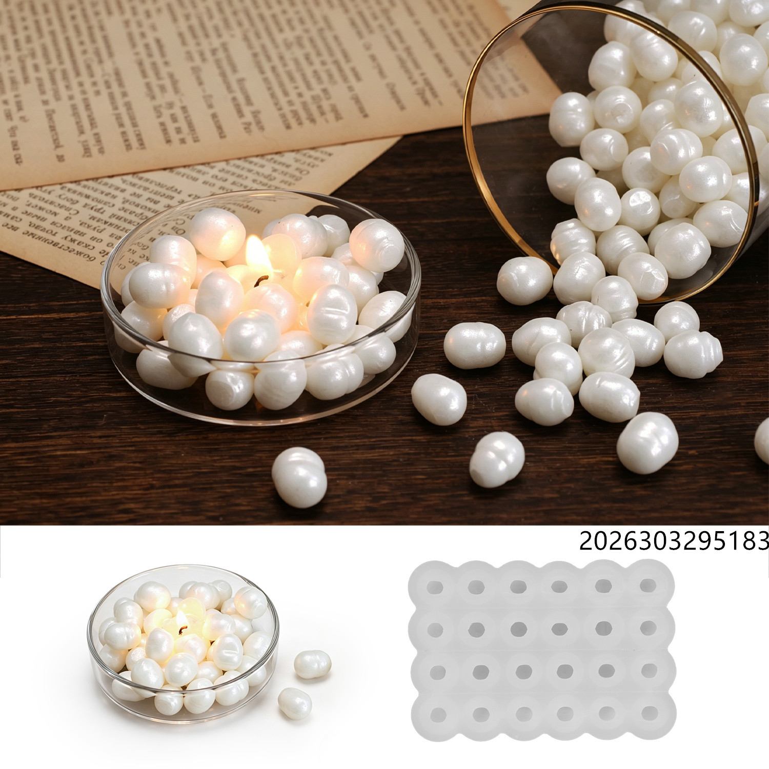 Heilende Ozeanperlen-Spiegelwa – Silicone Mold Ocean Bewertung und Preis
