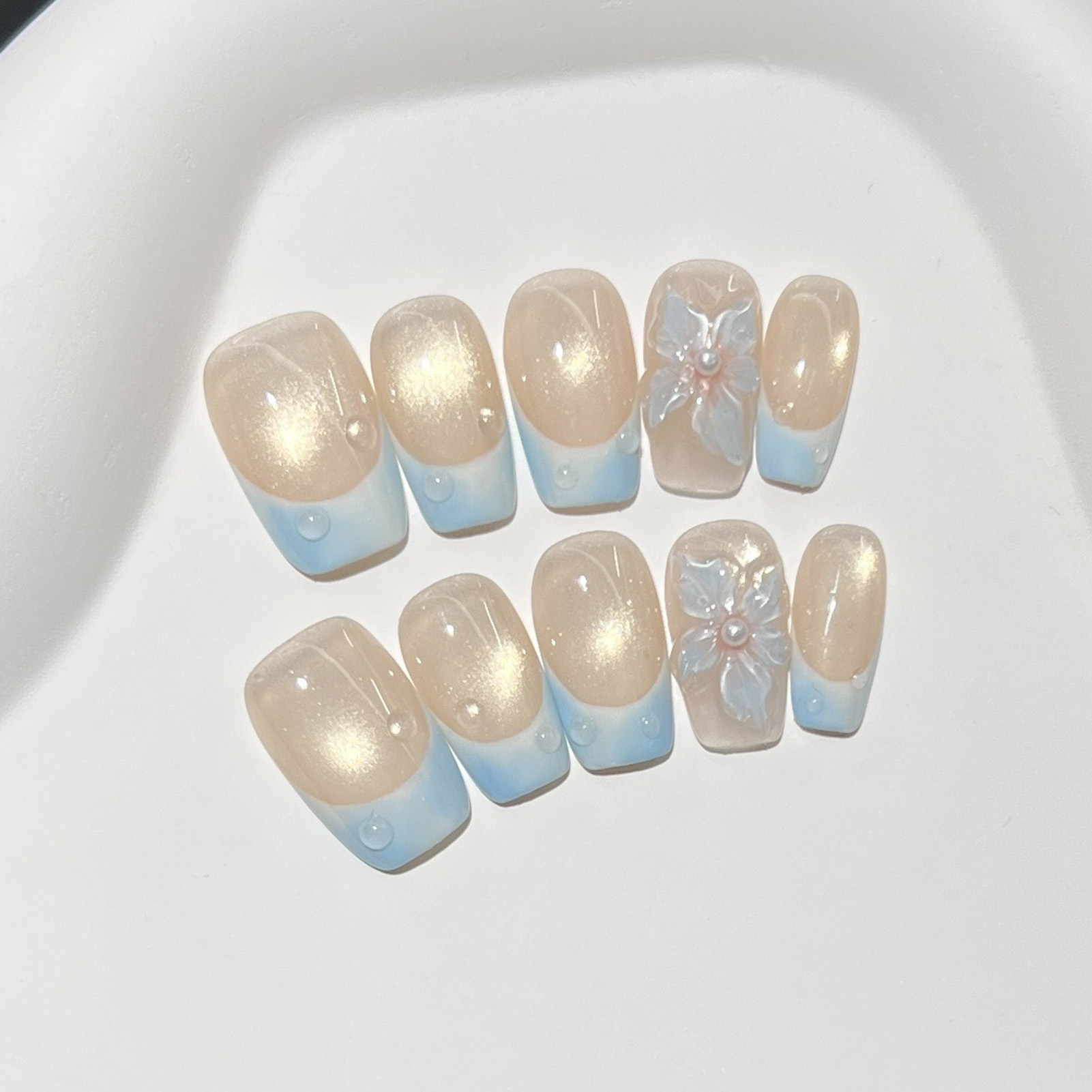 10 Stück französische blaue gl – Resin Art Use Bewertung und Preis
