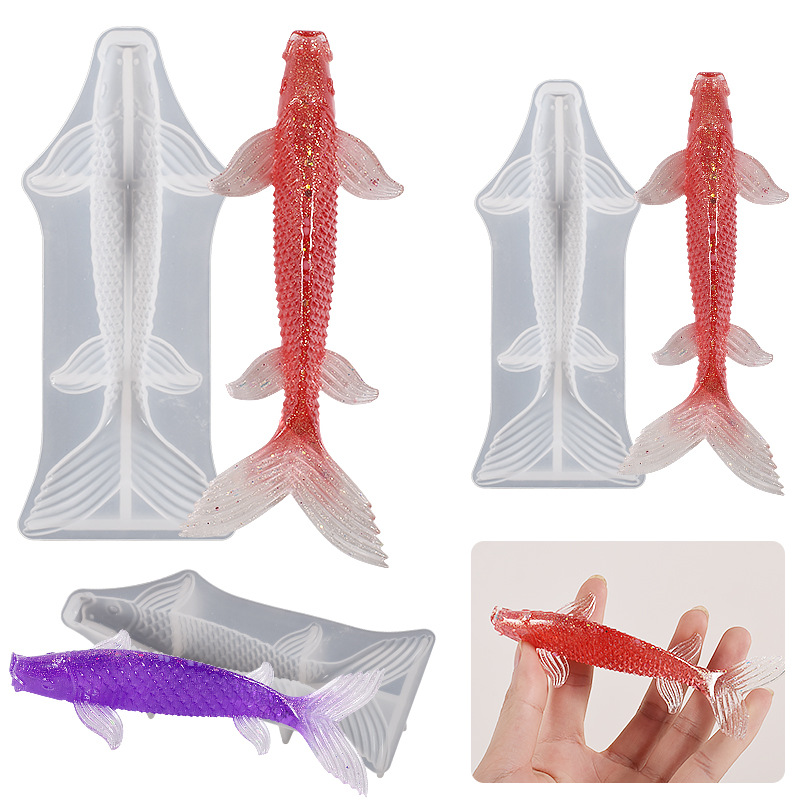 3D Koi-Fisch-förmige Epoxidhar – Silicone Mold Ocean Bewertung und Preis