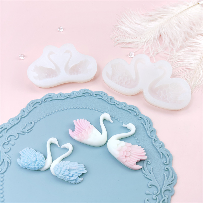 Schwanen-Paar-Kombinations-Sil – Silicone Mold Ocean Bewertung und Preis