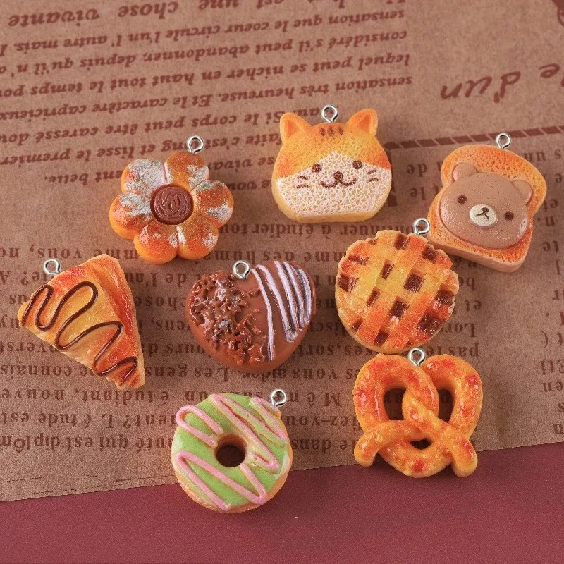 10 Stück niedliche Kunstharz-A – Resin Art Keychain Bewertung und Preis