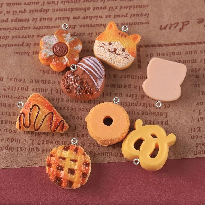 10 Stück niedliche Kunstharz-A – Resin Art Keychain Bewertung und Preis