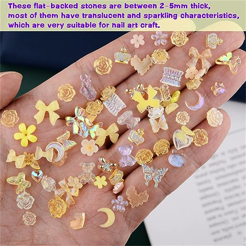 50 Stück Kawaii Harz Nagel Cha – Resin Art Equipment Bewertung und Preis