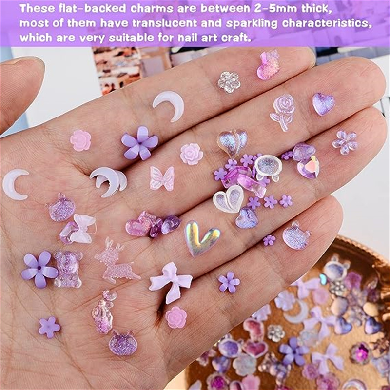 50 Stück Kawaii Harz Nagel Cha – Resin Art Equipment Bewertung und Preis
