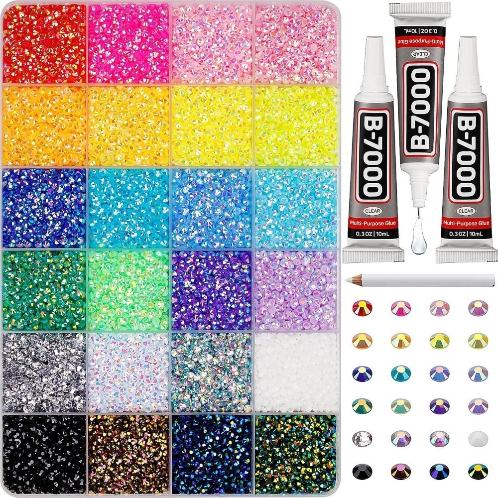 Mehrfarbiges Harz-Strass-Set D – Resin Art Equipment Bewertung und Preis