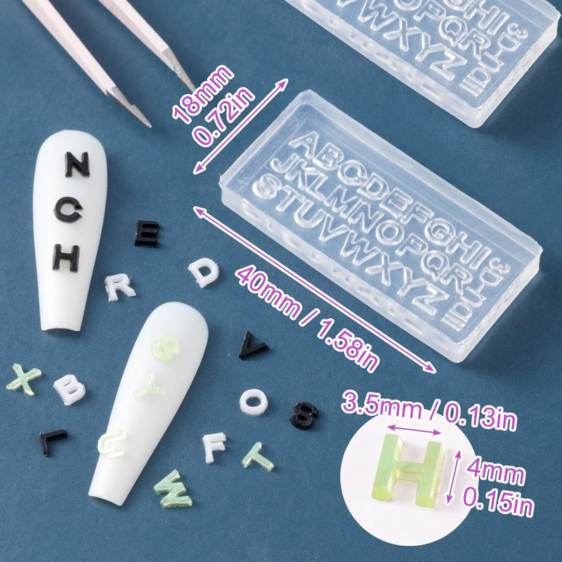 2/4 Sets Transparente Mini A-Z – Resin Art Zone Bewertung und Preis