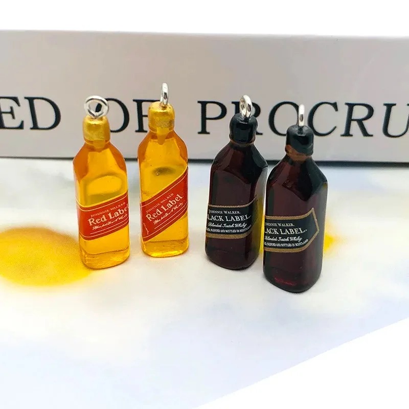 10 Stück kleine Weinbar-Flasch – Resin Art Keychain Bewertung und Preis