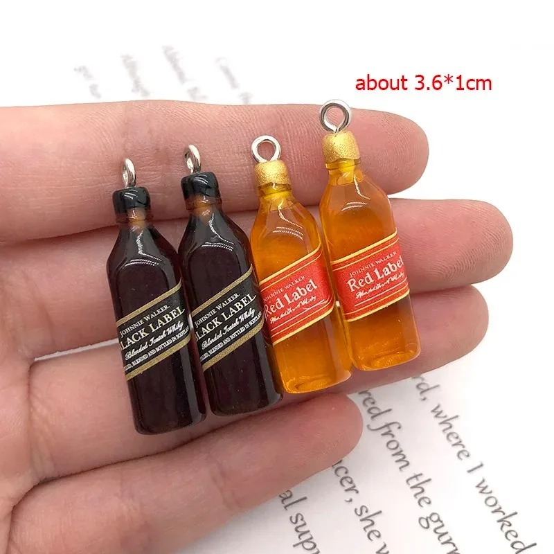 10 Stück kleine Weinbar-Flasch – Resin Art Keychain Bewertung und Preis