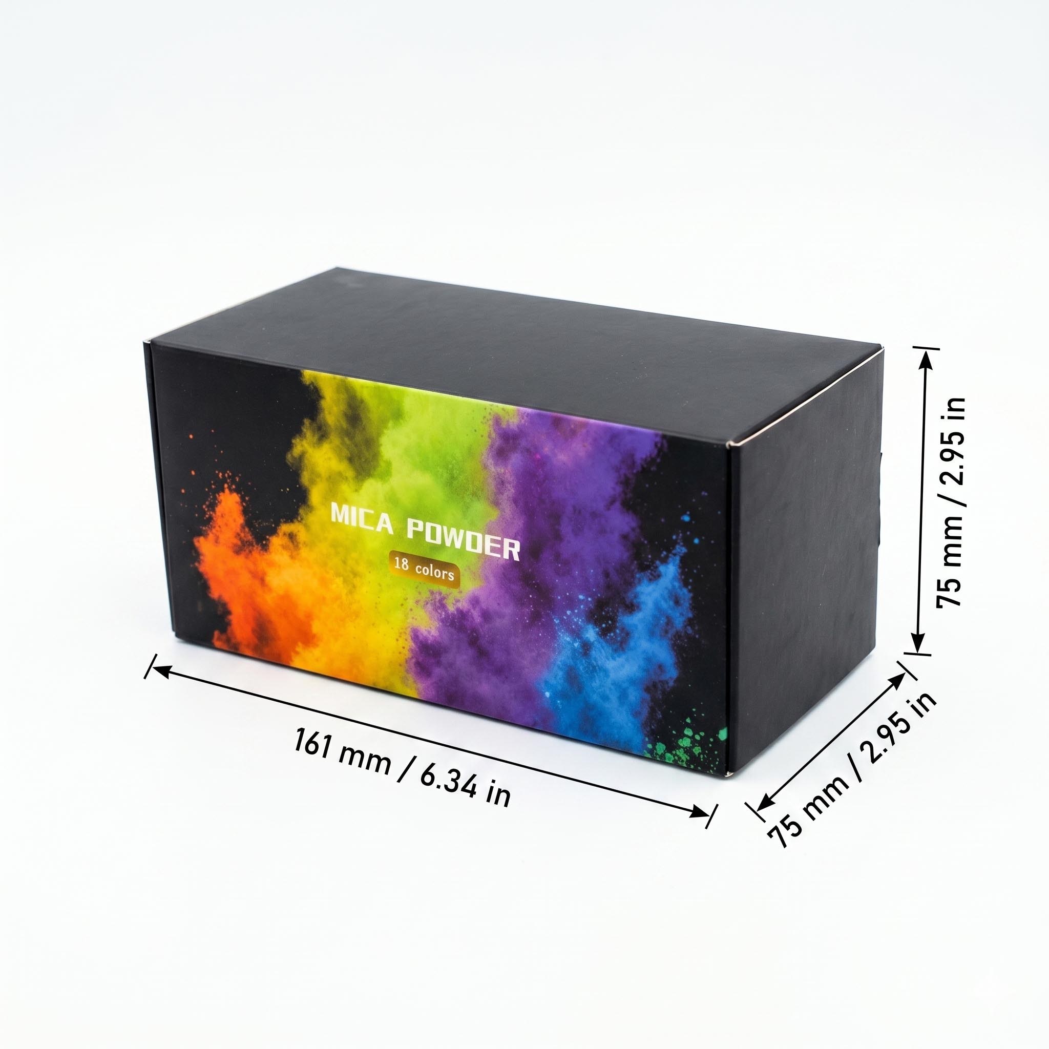 18 Farben Mica-Pulver-Set mit  – Mica Flake Resin Bewertung und Preis