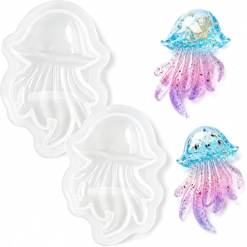 2er-Set Quallen-Harzformen, Si – Silicone Mold Ocean Bewertung und Preis