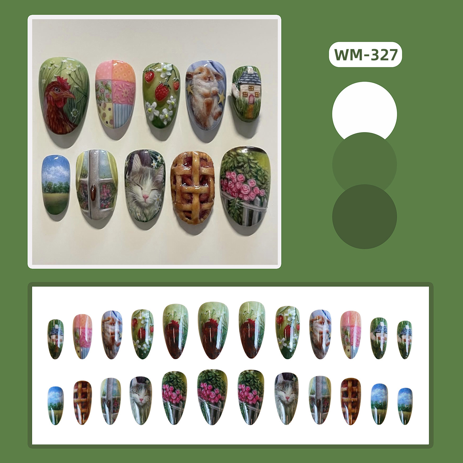 24 Stück pastoraler Stil, Mand – Resin Art Flowers Bewertung und Preis