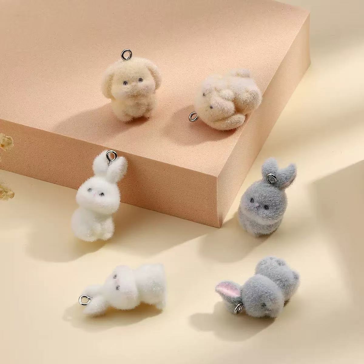 10 Stück Beflockung Kleines Ka – Resin Art Keychain Bewertung und Preis