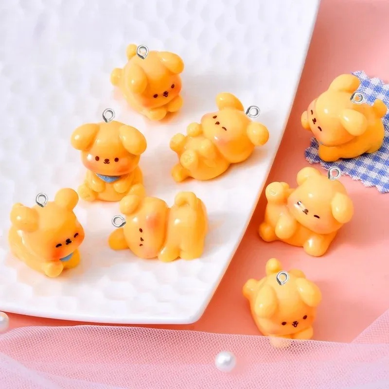 10 Stück Niedliche Cartoon-Hun – Resin Art Keychain Bewertung und Preis