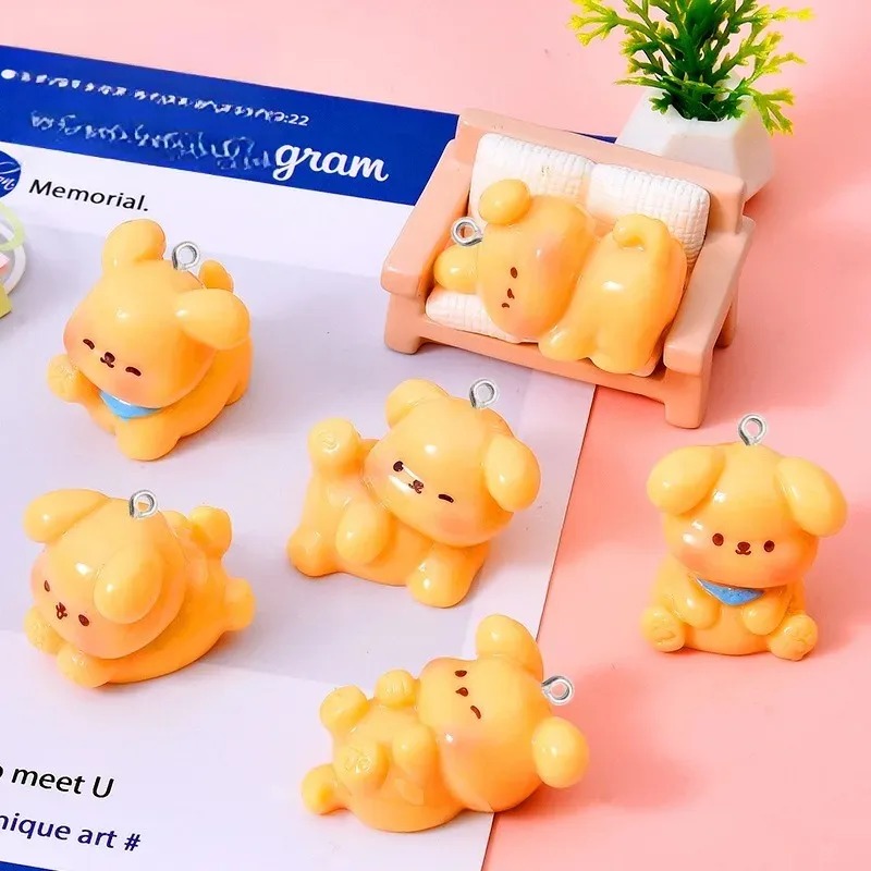 10 Stück Niedliche Cartoon-Hun – Resin Art Keychain Bewertung und Preis