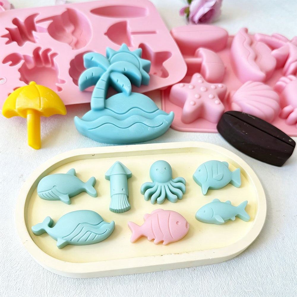 Fondantform mit Meeresmotiv, O – Silicone Mold Ocean Bewertung und Preis