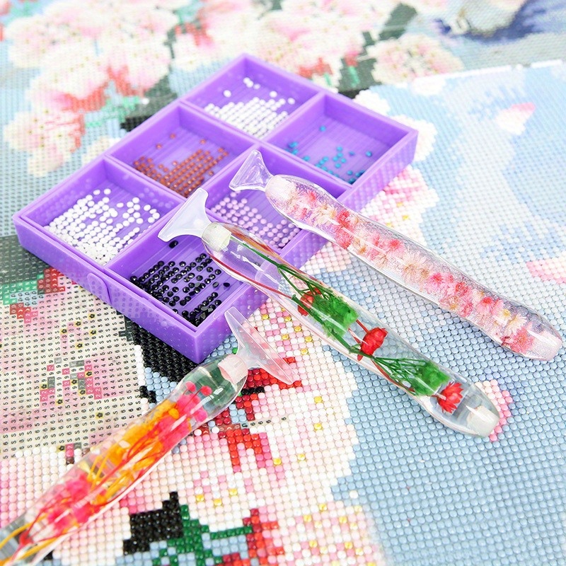 1 Set Blumendesign Harz 5D Dia – Resin Art Flowers Bewertung und Preis